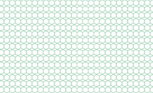 Hexagones verts