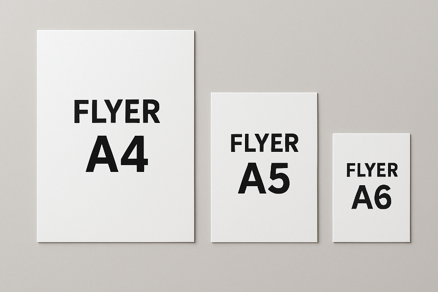 Image qui permet de comparer un format A6 avec les formats A5 et A4