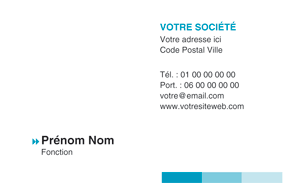 Carte de visite - Ref CV-A9705