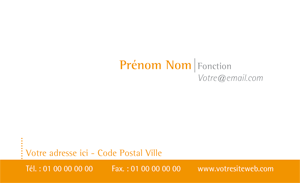 Carte de visite - Ref CV-A9711
