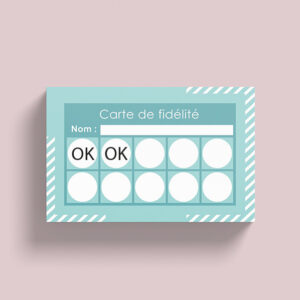 Tampon fidélité - Ref TE-J13871