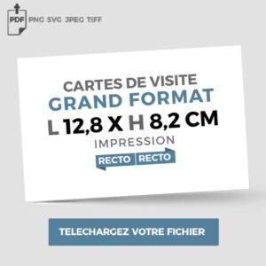 Grand format - Recto verso - Ref CV-D4064