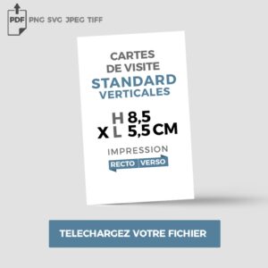 Format standard vertical - Recto Verso - Ref CV-I9030