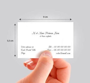 Carte de visite - Ref CV-A9861