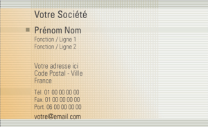 Carte de visite gratuite - Ref CV-A3886-GR