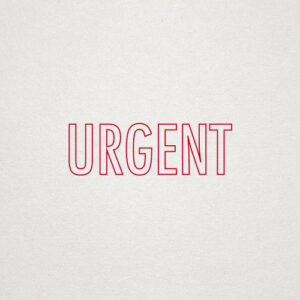 Tampon formule URGENT - Ref TE-G14523