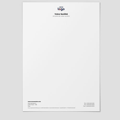 Tête de lettre - Ref PT-A4865